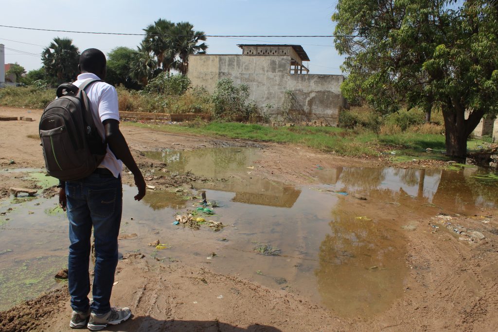 Street Flooding in Thiès-Nord Senegal