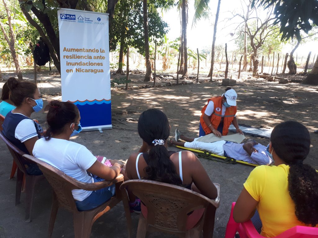 Young brigade members participate in first aid training