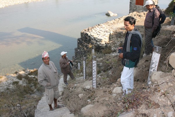 River gauges in Nepal